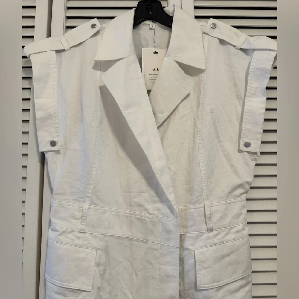 🆕 ALC White “Ryan” Mini Dress - Picture 5 of 13